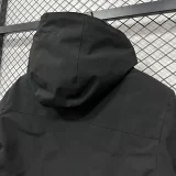 2024 Descente Thickened warm Black Outdoor Jackets #A802加绒冲锋衣