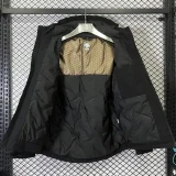 2024 Descente Thickened warm Black Outdoor Jackets #A802加绒冲锋衣