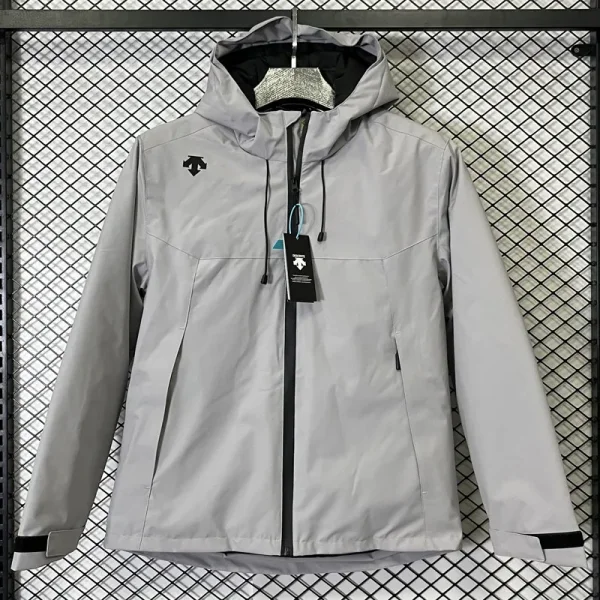 2024 Descente Thickened warm Grey Outdoor Jackets #A802加绒冲锋衣