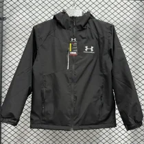 2024 Under Armour Black Outdoor Jackets #F4加绒冲锋衣
