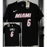T888 HEAT JAMES #6 Black High Quality Casual T-Shirt
