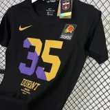 T141 SUNS DURANT #35 Black High Quality Casual T-Shirt