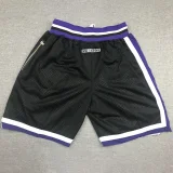 Kings Black City Edition Top Quality NBA Pocket Pants #国王队