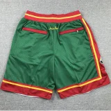 Supersonic Green City Edition Top Quality NBA Pocket Pants *超音速