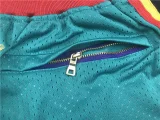 Pistons Green City Edition Top Quality NBA Pocket Pants #活塞队