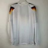 1990 Germany Home Long Sleeve Retro Soccer Jersey (长袖)