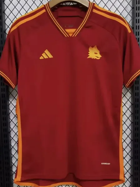23-24 Roma Home Fans Soccer Jersey
