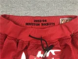 Rockets Red City Edition Top Quality NBA Pocket Pants * 火箭队中文版