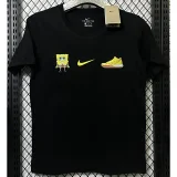 T124 NK Black High Quality Casual T-Shirt #海绵宝宝