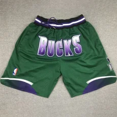 BUCKS Green City Edition Top Quality NBA Pocket Pants *雄鹿队