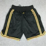 Lakers Mamba Black City Edition Top Quality NBA Pocket Pants *湖人曼巴