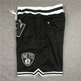 NETS Black City Edition Top Quality NBA Pocket Pants #篮网队