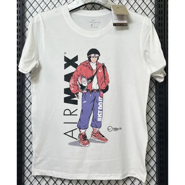 T123 NK White High Quality Casual T-Shirt #篮球男孩