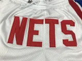 NETS White City Edition Top Quality NBA Pocket Pants #篮网队