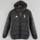 24-25 JUV Black Hooded Cotton Coat #棉衣