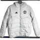 24-25 Man Utd White Hooded Cotton Coat #棉衣