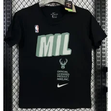 T115 Bucks MIL Black High Quality Casual T-Shirt
