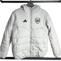 24-25 ARS White Hooded Cotton Coat #棉衣