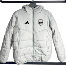 24-25 ARS White Hooded Cotton Coat #棉衣