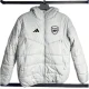 24-25 ARS White Hooded Cotton Coat #棉衣