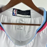 23-24 HEAT White South Coast Top Quality NBA Pants