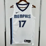 22-23 Grizzlies KAWAMURA #17 White Top Quality Hot Pressing NBA Jersey