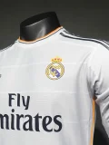 2013-2014 RMA Home Player Version 长袖球员 Long Sleeve Retro Soccer Jersey
