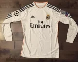 2013-2014 RMA Home Player Version 长袖球员 Long Sleeve Retro Soccer Jersey