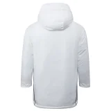 24-25 Internacional White Hooded Windbreaker Fabric Cotton Coat #G194