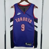 24-25 Raptors BARRETT #9 Purple Retro Top Quality Hot Pressing NBA Jersey