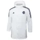 24-25 Internacional White Hooded Windbreaker Fabric Cotton Coat #G194