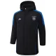 24-25 Germany Black Hooded Windbreaker Fabric Cotton Coat #G201