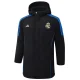 24-25 RMA Black Hooded Windbreaker Fabric Cotton Coat #G212