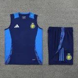 24-25 AL-Nassr Royal Blue Tank top and shorts suit