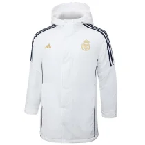 24-25 RMA White Hooded Windbreaker Fabric Cotton Coat #G208(金标)