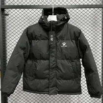 24-25 MF7 KELME Black Hooded Cotton Coat #棉衣