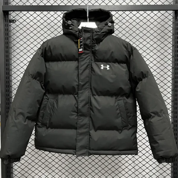 24-25 MF5 UA Black Hooded Cotton Coat #棉衣