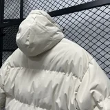 24-25 MF3 NK White Hooded Cotton Coat #棉衣