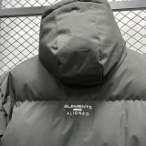 24-25 MF6 LN Black Hooded Cotton Coat #棉衣