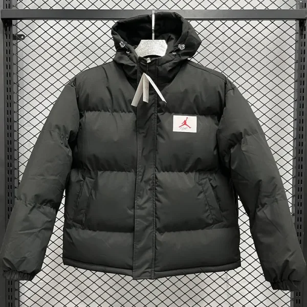 24-25 MF1 Jordan Black Hooded Cotton Coat (棉衣红标)