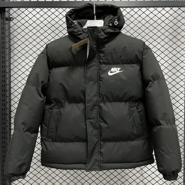 24-25 MF3 NK Black Hooded Cotton Coat #棉衣