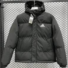 24-25 MF4 AD Black Hooded Cotton Coat #棉衣