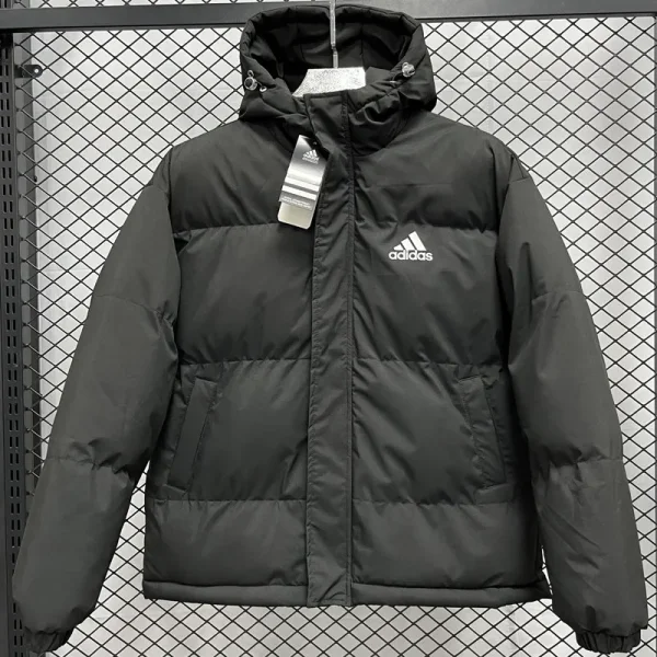 24-25 MF4 AD Black Hooded Cotton Coat #棉衣