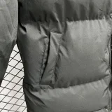 24-25 MF6 LN Black Hooded Cotton Coat #棉衣