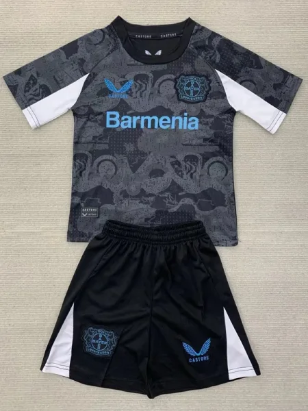 24-25 LeverKusen Third Kids Soccer Jersey