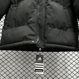 24-25 MF4 AD Black Hooded Cotton Coat #棉衣