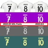 24-25 RMA Black Special Edition Fans Training shirts *黄袖前灰