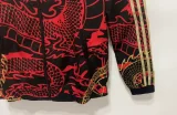 24-25 RMA Red & Black Double Sided Windbreaker (双面风衣)(红龙)