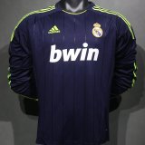 2012-2013 RMA Away Player Version 长袖球员 Long Sleeve Retro Soccer Jersey