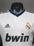 2012-2013 RMA Home Player Version 长袖球员 Long Sleeve Retro Soccer Jersey